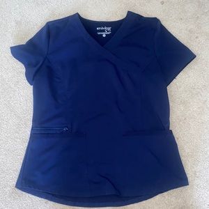 Scrubology Navy Blue Top
